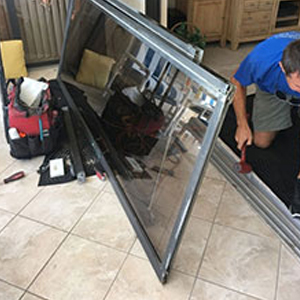 sliding glass door frame repair Venice